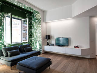 8760 dm2, Tommaso Giunchi Architect Tommaso Giunchi Architect Scandinavian style living room