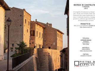 Castelfalfi medieval village and resort, Pietre di Rapolano Pietre di Rapolano Commercial spaces Stone