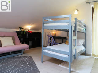 Casa Baie - Cambaire casa con l'uso del colore, PROGETTO Bi PROGETTO Bi Dormitorios infantiles modernos: