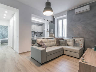 Ristrutturazione appartamento Roma, Pigneto, Facile Ristrutturare Facile Ristrutturare Living room