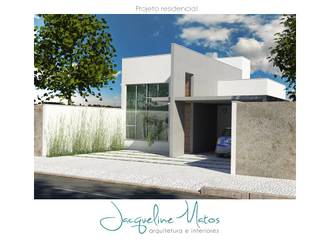 Casa moderna, Jacqueline Matos Arquitetura e Interiores Jacqueline Matos Arquitetura e Interiores Modern houses Concrete