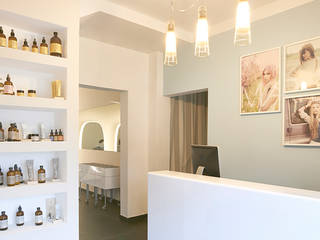 MARIO PILI HAIR SALON, dieci+quattro architettura dieci+quattro architettura Spa moderno