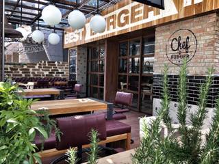 CHEF BURGER BOGOTA, FABIAN PEREZ ARQUITECTO FABIAN PEREZ ARQUITECTO مساحات تجارية خشب Wood effect