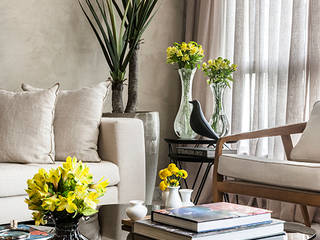 Apartamento DP, Carpaneda & Nasr Carpaneda & Nasr Modern Living Room