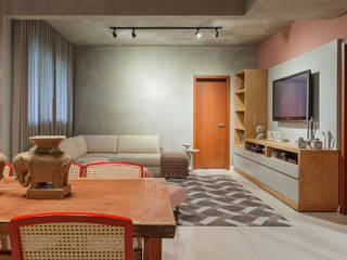 Apartamento São Bento, Jacqueline Ortega Design de Ambientes Jacqueline Ortega Design de Ambientes Living room