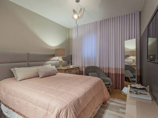 Apartamento São Bento, Jacqueline Ortega Design de Ambientes Jacqueline Ortega Design de Ambientes Dormitorios de estilo clásico