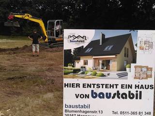Bauprojekt Einfamilienhaus in Bremerhaven, baustabil baustabil Classic style houses Stone