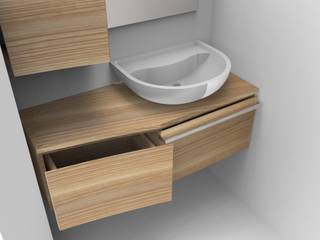 Salle de bain , A. Lacker - Woodtrack A. Lacker - Woodtrack Minimalistische Badezimmer