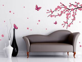 Frühlingshafte Dekoration, K&L Wall Art K&L Wall Art Moderne Wohnzimmer Kunststoff Pink
