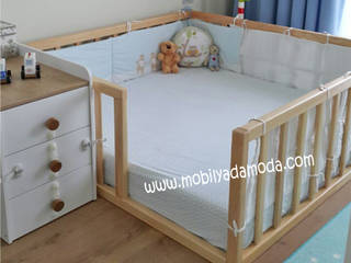 Montessori Bebek Çocuk Odaları, MOBİLYADA MODA MOBİLYADA MODA ห้องนอนเด็ก ไม้ Wood effect