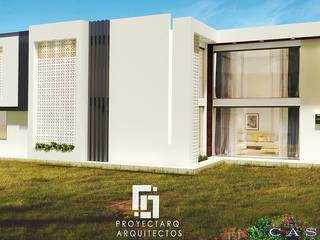 CASA LB, PROYECTARQ | ARQUITECTOS PROYECTARQ | ARQUITECTOS Modern houses Concrete White