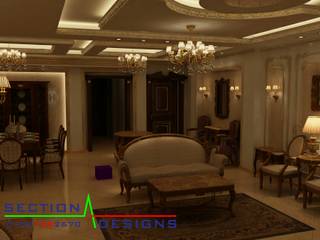 الشروق, section designs section designs Classic style houses