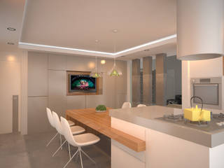 Vivienda RS - Cipolletti, Río Negro, ARKIZA ARKIZA Modern Kitchen