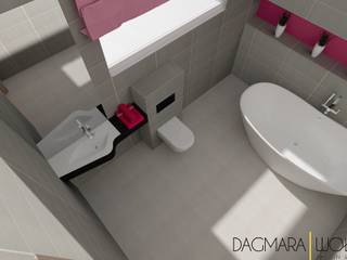 PROJEKTY, Design & Home Staging Dagmara Wołoszyn Design & Home Staging Dagmara Wołoszyn Modern Banyo