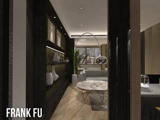 Villa in City, 中孚 設計 / FRANKFU INERIOR DESIGN 中孚 設計 / FRANKFU INERIOR DESIGN Pasillos, vestíbulos y escaleras modernos