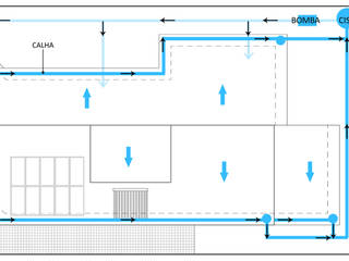 Residência em Brasília, Ecoeficientes Ecoeficientes Modern bathroom