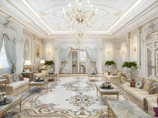 Luxury living room of Katrina Antonovich, Luxury Antonovich Design Luxury Antonovich Design Living room