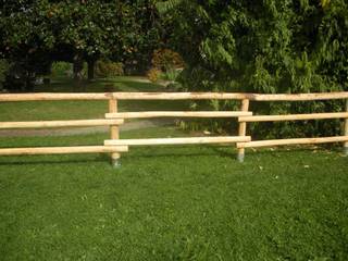 Staccionate e recinzioni in legno massiccio, ONLYWOOD ONLYWOOD Rustikaler Garten Massivholz