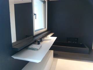 Microcemento, microcemento Minirasex, V&V srl V&V srl Modern bathroom