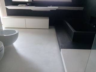 Microcemento, microcemento Minirasex, V&V srl V&V srl Modern bathroom