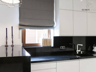 Mieszkanie na Mokotowie, FusionDesign FusionDesign Classic style kitchen