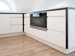 Küche im Loft, Beilstein Innenarchitektur Beilstein Innenarchitektur Cozinhas minimalistas
