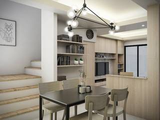 Town home renovation, The guidelines design studio The guidelines design studio İç bahçe Ahşap Ahşap rengi
