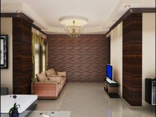 شقة بتصميم مصري, Etihad Constructio & Decor Etihad Constructio & Decor ห้องนั่งเล่น