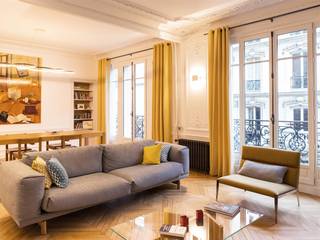 Autour d'une cuisine Dînatoire, ATELIER FB ATELIER FB Modern Living Room