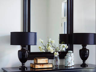 DETALLES DE DECORACIÓN, Conexo. Conexo. Modern corridor, hallway & stairs Pottery Black