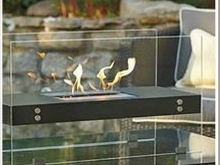 Free Standing, EcoFlames EcoFlames Salas de estilo moderno