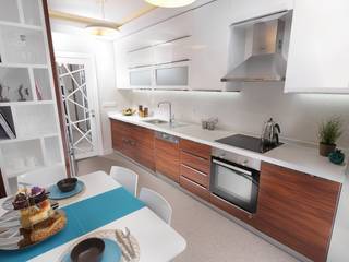 TrioParkKonut Çorlu - Örnek Daire, MAG Tasarım Mimarlık MAG Tasarım Mimarlık Modern Mutfak