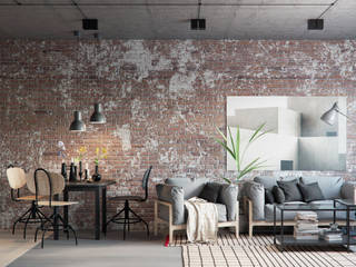 Loft 73, Polygon arch&des Polygon arch&des Minimalistische Wohnzimmer
