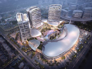 A Handful of Cultural Experiences, Architecture by Aedas Architecture by Aedas Commercial spaces