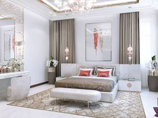 Modern bedroom design of Katrina Antonovich, Luxury Antonovich Design Luxury Antonovich Design Modern Bedroom