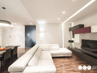 Casa MV, Vincenzo Leggio Architetto Vincenzo Leggio Architetto Modern living room