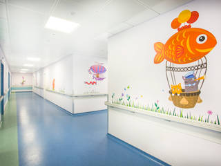 Оформление стен детского эндокринологического центра , 33dodo 33dodo Powierzchnie handlowe