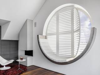 ​Shutters, drewniane okiennice wewnętrzne, Gama Styl Dekoracje Okien Gama Styl Dekoracje Okien شاترز خشب Wood effect