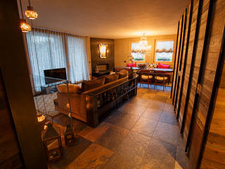 EP Alpine Mansion, BEARprogetti BEARprogetti Rustic style living room Solid Wood
