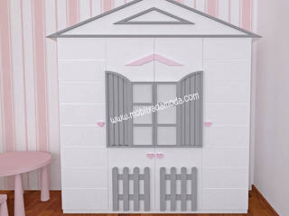 İkiz Bebek Montessori Odası , MOBİLYADA MODA MOBİLYADA MODA Girls Bedroom Wood Wood effect