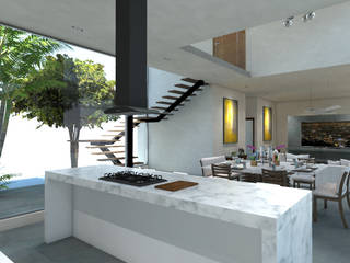 villa sophia, WIGO ARQUITECTURA WIGO ARQUITECTURA Kitchen Granite