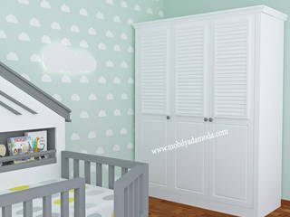 Montessori Bebek Odası, Atlas'ın Odası, MOBİLYADA MODA MOBİLYADA MODA Modern nursery/kids room Wood Wood effect