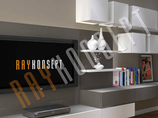 TV Ünitesi Modelleri, RayKonsept RayKonsept Modern living room