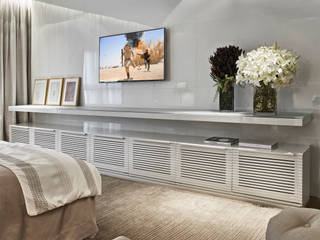 Residência GG2, Alessandra Contigli Arquitetura e Interiores Alessandra Contigli Arquitetura e Interiores Modern Bedroom