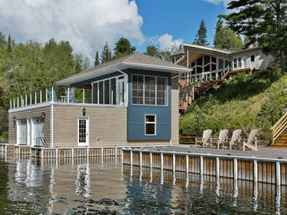 Lake of the woods cottage, Unit 7 Architecture Unit 7 Architecture Casas modernas: Ideas, imágenes y decoración
