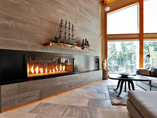 Lake of the woods cottage, Unit 7 Architecture Unit 7 Architecture Modern Living Room