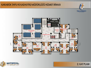 Karabük Tapu Kadastro Binası Dış Cephe Tasarımı, Kesit Mimarlık Kesit Mimarlık Commercial spaces لکڑی پلاسٹک جامع