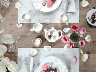 Sophie Allport Hearts Collection Sophie Allport CocinaAccesorios y textiles Algodón Rosa hearts,heart,romance,love,valentine,table,table setting,pink