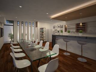 Bar RR, RB Arquitectos RB Arquitectos Ruang Penyimpanan Wine/Anggur Modern