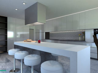 Ambiente Residencial - Cozinhas, Distone Distone 現代廚房設計點子、靈感&圖片 石器